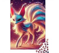 Zorro de Nueve Colas Puzzles Imposible,desafío for Adults Juego EduGatoivo 1000 Piezas Obra De Arte De Juego De para Adultos Y Niños A Partir De 12 Años 1000pcs (75x50cm)