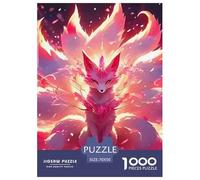 Zorro de Nueve Colas, Rompecabezas De 1000 Piezas, Juego Estimulante con Competencia Amistosa, Desafío Mental Y Diversión, Pasatiempo Grupos, Reuniones Y Momentos De Convivencia, Apto para Ma