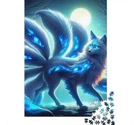 Zorro de Nueve Colas Rompecabezas Imposible,desafío for Adults Entretenimiento Creativo 1000 Piezas Obra De Arte De Juego De para Adultos, Regalos A Partir De 14 Años 1000pcs (75x50cm)