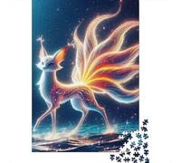 Zorro de Nueve Colas Rompecabezas Imposible,desafío for Adults Entretenimiento Creativo 1000 Piezas Obra De Arte De Juego De para Adultos Y Niños A Partir De 12 Años 1000pcs (75x50cm)