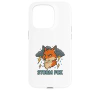 Zorro de tormenta Feroz con Elementos de Trueno Carcasa para iPhone 15 Pro