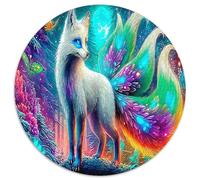 Zorro del Cosmos Puzzle Intelectual Desafío 1000 Piezas Criaturas fantasía Juego De Rompecabezas Decoración del Hogar para Niños Adultos 1000pcs (67.5x67.5cm)