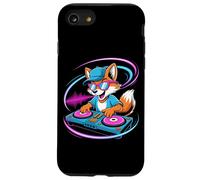 Zorro Dj En Acción Con Música Vibrante Carcasa para iPhone SE (2020) / 7 / 8
