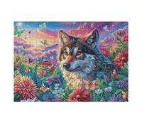 Zorro en Bosque de Galaxia Puzzle 300 Piezas 3D Creativo Rompecabezas para Hombres Y Mujeres Decoración Hogar Moderno Construir Maquetas 300 PCS