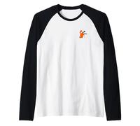 Zorro Escondido en mi Bolsillo Camiseta Manga Raglan