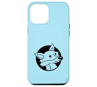Zorro Fresco Rojo en un Agujero Animal Salvaje Mirada Cara Cabeza Dibujos Animados Carcasa para iPhone 12 Pro MAX