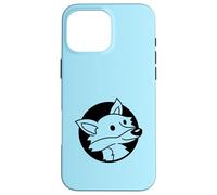 Zorro Fresco Rojo en un Agujero Animal Salvaje Mirada Cara Cabeza Dibujos Animados Carcasa para iPhone 16 Pro MAX