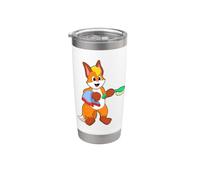 Zorro Limpiador Cepillo Limpieza Vaso térmico de acero inoxidable de doble pared