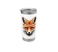 Zorro Me Encantan los Zorros Zorro Rojo Amor Zorro Vaso térmico de acero inoxidable de doble pared