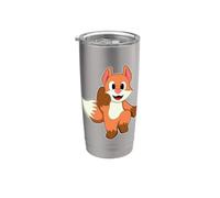 Zorro Pulgar arriba Vaso térmico de acero inoxidable de doble pared