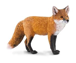 Zorro Rojo 18cm | Figura de Animales | Tamaño extra grande | No tóxico y libre de BPA | Apto para Niños de 3+ | Safari Ltd