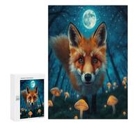 Zorro Rojo Puzzles 300 Piezas Maquetas 3D Paisaje Edificio Construir DIY Moderno Rompecabezas para Niños A 12 Años Y Adultos Desafío Intelectual Aliviar Estrés 300 PCS