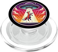 Zorro secuestrado nave espacial extraterrestre secuestro del espacio exterior PopSockets PopGrip para MagSafe