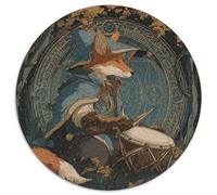 Zorro Wizard Playing Drums in The Middle of The Forest 1000pcs (67.5x67.5cm) Puzzle Adecuado para Adultos Y Multitud Mayores De 14 Años