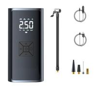 ZORTAXKFV Compresor Aire Portátil para Toyota Land Cruiser 2.5/3.0 D-4D, Coche Eléctrico Compresor de Aire Inalámbrico, con Pantalla LCD Digital, Linterna LED,Black