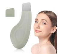 ZORTVUL Herramientas Para Eliminar Puntos Negros, Removedor De Puntos Negros De Silicona Para La Nariz, Espátula Para Limpieza Profunda De La Piel, Raspador Facial Suave Y Seguro(Verde)