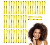 ZORVYN 40 piezas Set completo de rulos para permanente, Pequeño tamaño (8.2 cm), pulgadas, Kit de rizadores sin calor para mujeres, Herramienta de estilismo para cabello natural largo y corto