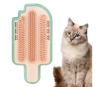 ZORVYN Cepillo de Masaje para Gatos, 1 Pieza, Esquina de la Pared, Rascador para Gatos Esquinero, Juguete para Gato de Pelo Corto y Largo