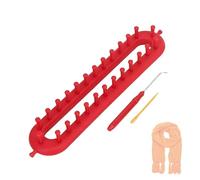 ZORVYN Telares de Tejer, Máquina y Anillo de Tejer para Tricotin, 1 Pieza, Duraderas, con Agujas de Tejer y Agujas de Crochet, Adecuadas para Tejer Bufandas y Sombreros (26cm)