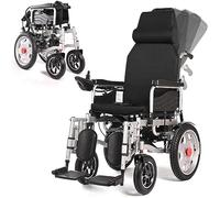 ZORZA Sillas de Ruedas EléCtricas para Adultos, con Respaldo Reclinable, Silla de Ruedas EléCtrica Plegable Más de 35 Km de Distancia de Conducción, Sillas de Ruedas Motorizadas para Personas