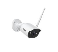ZOSI 2K 3MP Cámara de Vigilancia WiFi para Kit de Cámara de Seguridad Inalámbrico, Visión Nocturna en Color, Audio Bidireccional, Cámara Adicional C302