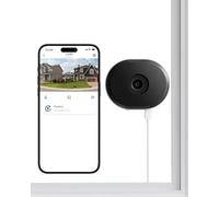 ZOSI C680 2K Cámara Vigilancia WiFi Interior, 3MP Cámara Ventana con Fácil Instalación para Seguridad Exterior, Detección de Persona/Vehículo, Visión Nocturna Color, 2.4/5GHz WiFi, Grabación 24/7