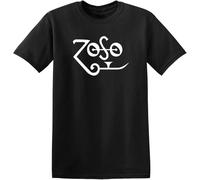 Zoso T-Shirt - Jimmy Page Plant Zeppelin Rock Black