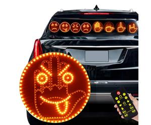 Zosppei Luz de Dedo para Coche y Luz de Gesto para Expresarse,2 en 1,Luz de Expresión con los Dedos para el Coche