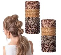 Zosutetoxo 30 Unidades de Gomas para el Pelo Marrón Beige, Sujetadores de Cola de Caballo sin Costuras, Bandas Elásticas Suaves para Mujeres y Niñas, Lazos para Cabello que Cuidan el Pelo para