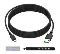 Zosvoses Cable tipo C compatible con Razer BlackWidow V3 Pro, Deathstalker V2 Pro, teclado Ducky One 2 SF, controlador Wolverine V2 Chroma, 6 pies