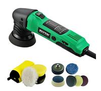 ZOTA Mini pulidor, pulidor de tampón de auto de 2 pulgadas / 5 cm con órbita aleatoria de 8 mm, pulidores y tampones de auto para detalle de autos, pulidor de tampón pequeño de velocidad variable.