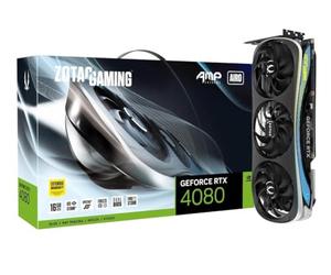 Zotac Carte Graphique Nvidia GeForce RTX 4080 Amp Extreme Airo 16Go, ZT-D40810B-10P