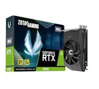 ZOTAC Gaming GeForce RTX 3050 6GB GDDR6 Solo 96-bit 14 Gbps PCIE 4.0 Tarjeta gráfica supercompacta para juegos, ZT-A30510G-10L