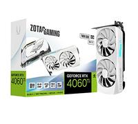 ZOTAC Gaming GeForce RTX 4060 Ti 8GB Individual Edge OC White Edition DLSS 3 8GB GDDR6 128-bit 18 Gbps PCIE 4.0 Tarjeta gráfica compacta, IceStorm 2.0 Refrigeración Avanzada, iluminación Spectra RGB