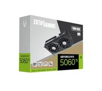 ZOTAC Gaming GeForce RTX 5060 Ti 8GB Twin Edge OC DLSS 4 8GB GDDR7 128-bit 28 Gbps PCIE 5.0 Tarjeta gráfica para Juegos, refrigeración IceStorm 2.0, Listo para SFF, ZT-B50610H-10M