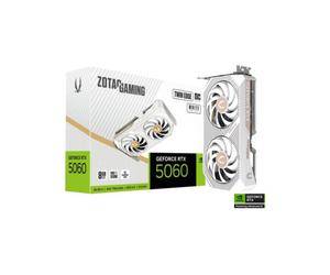 Zotac Gaming GeForce RTX 5060 Twin Edge OC White Edition 8GB GDDR7 DLSS4 - Tarjeta gráfica