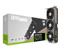 ZOTAC Gaming GeForce RTX 5070 Solid OC DLSS 4 12GB GDDR7 192-bit 28 Gbps PCIE 5.0 Tarjeta gráfica para Juegos, refrigeración IceStorm 2.0, iluminación Spectra RGB, ZT-B50700J-10A