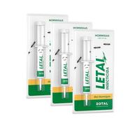 ZOTAL Gel Anti Hormigas - Insecticida en Jeringuilla Efecto Retardado para Eliminar Colonias y Nidos (Pack 3 Unidades)