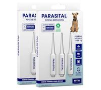Zotal Parasital Pipetas Antiparasitarias Perros Medianos (10-25 kg) - Pack 2 Blísteres de 3 Pipetas (6 en Total) - Protección Pulgas, Garrapatas y Mosquitos