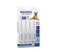 Zotal Parasital Pipetas para Perros Grandes - Blíster de 4 Pipetas - Protección Pulgas, Garrapatas y Mosquitos - 3 a 6 Semanas por Pipeta - Repelente Natural - Fácil Aplicación- Pack de 1 Blíster