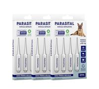 Zotal Parasital Pipetas para Perros Grandes - Blíster de 4 Pipetas - Protección Pulgas, Garrapatas y Mosquitos - 3 a 6 Semanas por Pipeta - Repelente Natural - Fácil Aplicación- Pack de 1 Blíster