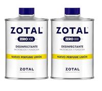 ZOTAL ZERO - Desinfectante Microbicida Limón | Limpieza Profunda | Uso Profesional y Doméstico | Aroma Fresco (2 Unidades - 1 Litro Total)