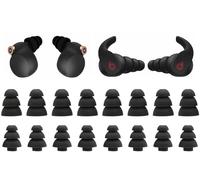 Zotech 20 puntas de silicona de repuesto para orejas de triple brida para WF-1000XM4 / WF-1000XM3 / Beats Fit Pro (negro)