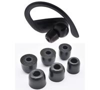 Zotech Almohadillas de repuesto de espuma viscoelástica para Beats Powerbeats Pro, Powerbeats, Flex Auriculares (negro)