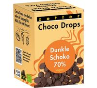 Zotter Schokoladen Bio Choco Drops - Dark Chocolate 70% - 100 g Zotter Schokoladen