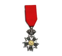 ZoTuoART Medalla de la Legión de Honor del Emperador Napoleón de Francia - Honor y Patrimonio - Medalla del Regimiento de Oficiales de Caballero Senior - Broche único de joyería novedosa