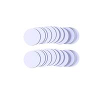 ZOUCY 10 Unidades de Tarjeta Inteligente RFID T5577 125 Khz EM4100 T5577 Chip regrabable Impermeable 25 mm Proximidad Rewrite ID Monedas en Blanco Etiquetas Etiqueta autoadhesiva