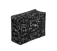 Zouey Bolsas de compra reutilizables y plegables, bolsas de lavandería portátiles con cremallera y asa resistente, según la fórmula física E=mc².