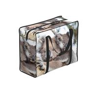 Zouey Bolsas de compra reutilizables y plegables, bolsas de lavandería portátiles con cremallera y asa resistente, Australia Koala Bear
