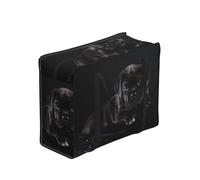 Zouey Bolsas de compras plegables reutilizables, bolsas de lavandería portátiles con cremalleras y asa resistente, Cane Corso Pets Puppy Black Cane Corso
